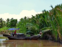 boot people mekong delta vietnam